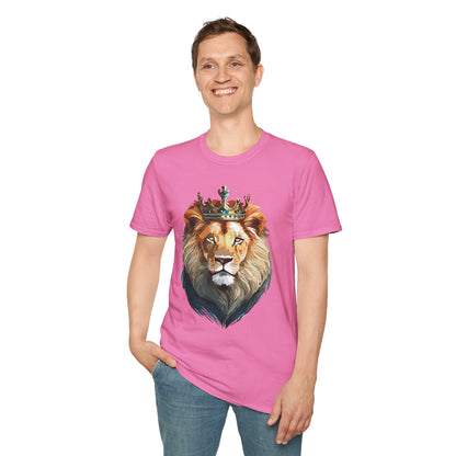 Lion Shirt Unisex Softstyle Tee Gildan 64000 100 Percent Ring Spun Cotton