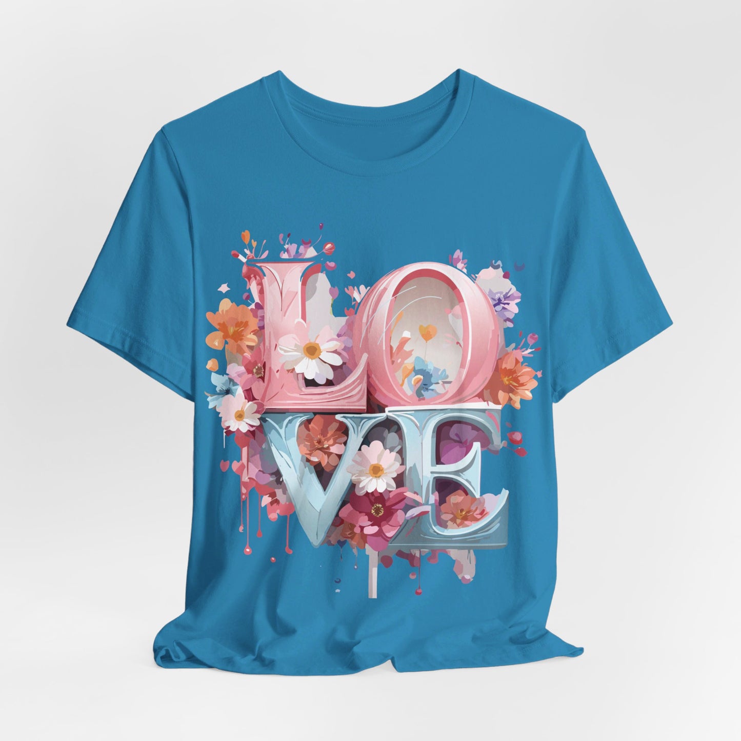 T-Shirt aus natürlicher Baumwolle – Love Story Collection