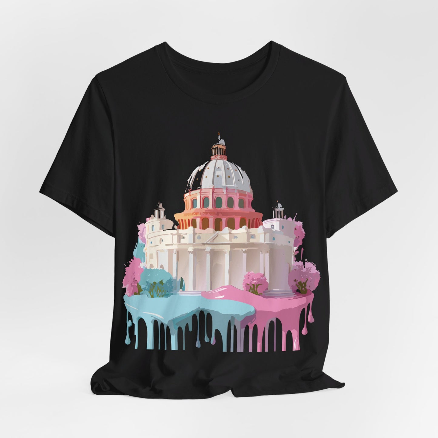 Natural Cotton Tee Shirt - Beautiful Places Collection - Rome