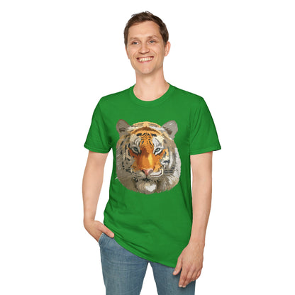 Unisex Tiger Shirt Animal Print Tee Gildan Softstyle Cotton Quality