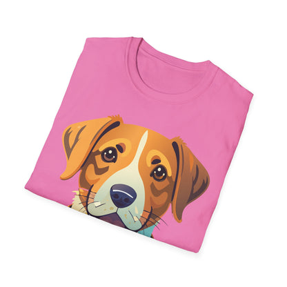 Dog Shirt Unisex Animal Tee Gildan Softstyle 64000 Cotton Tee