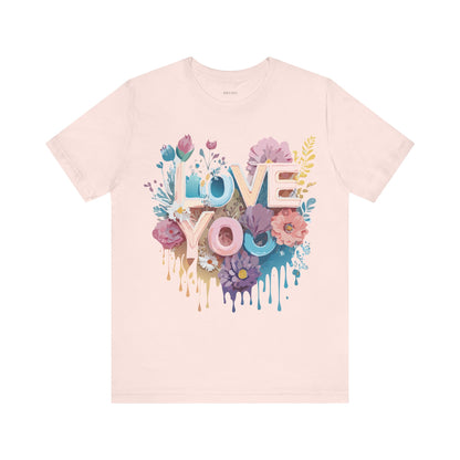 Natural Cotton Tee Shirt - Love story Collection Printify