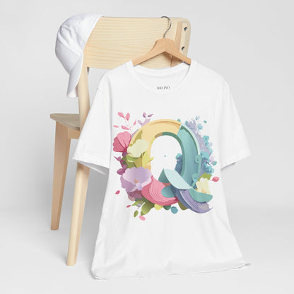 Letter Shirt, Letter Q Shirt - ADELPHA