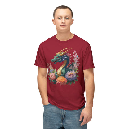 Dragon Art Unisex HD Cotton Tee With Full Color Print Artwork