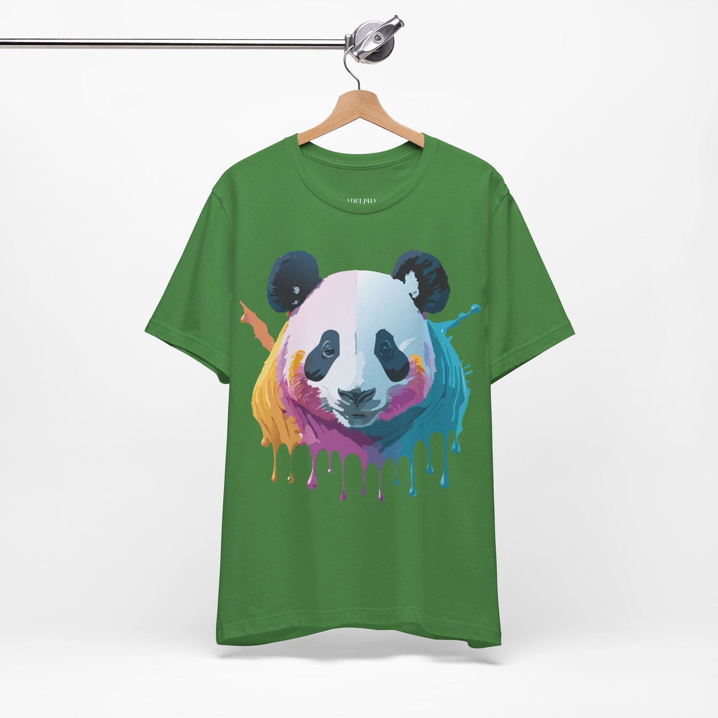 T-Shirt aus natürlicher Baumwolle mit Panda