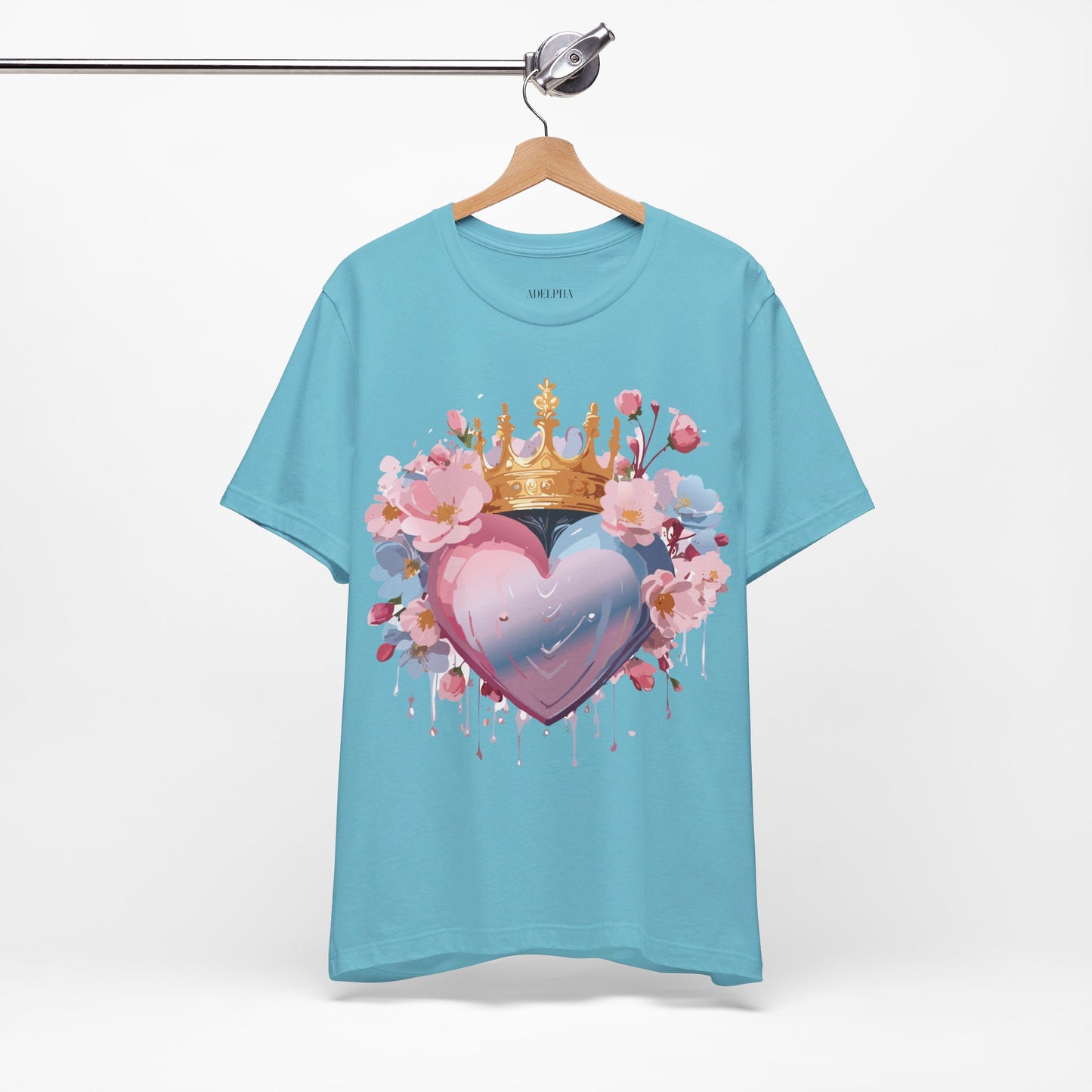 T-Shirt aus natürlicher Baumwolle – Love Story-Kollektion