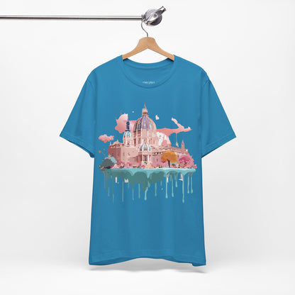 Natural Cotton Tee Shirt - Beautiful Places Collection - Vienna Printify