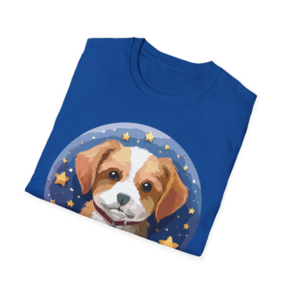 Unisex Dog Shirt Animal Print Tee Gildan Softstyle 64000 Cotton