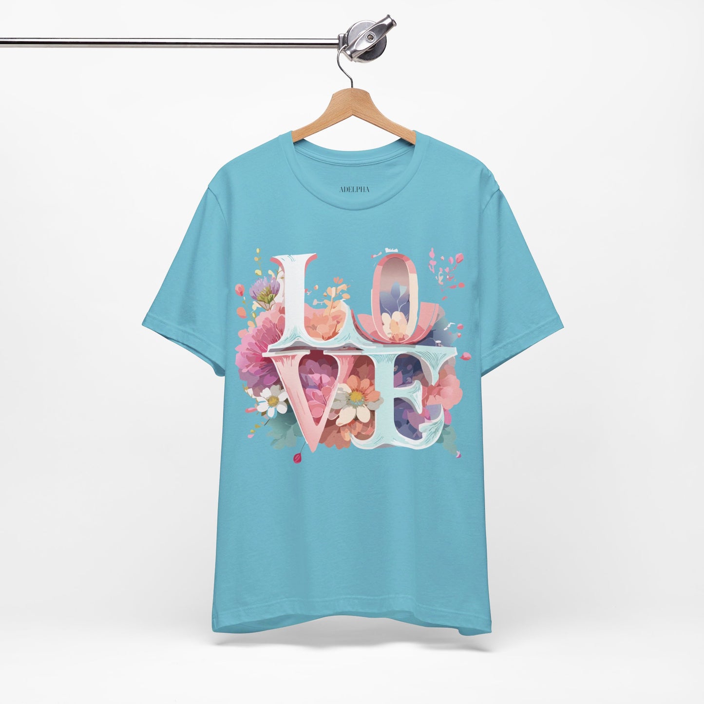 T-Shirt aus natürlicher Baumwolle – Love Story-Kollektion