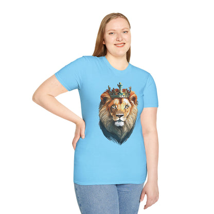 Lion Shirt Unisex Softstyle Tee Gildan 64000 100 Percent Ring Spun Cotton