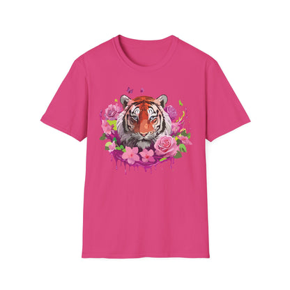Tiger Shirt Unisex Tee Gildan Softstyle 64000 Ring Spun Cotton