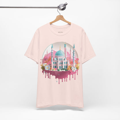 Natural Cotton Tee Shirt - Istanbul, Turkey Printify