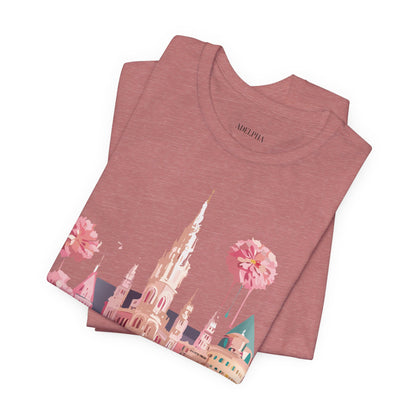 Natural Cotton Tee Shirt - Beautiful Places Collection - Vienna Printify