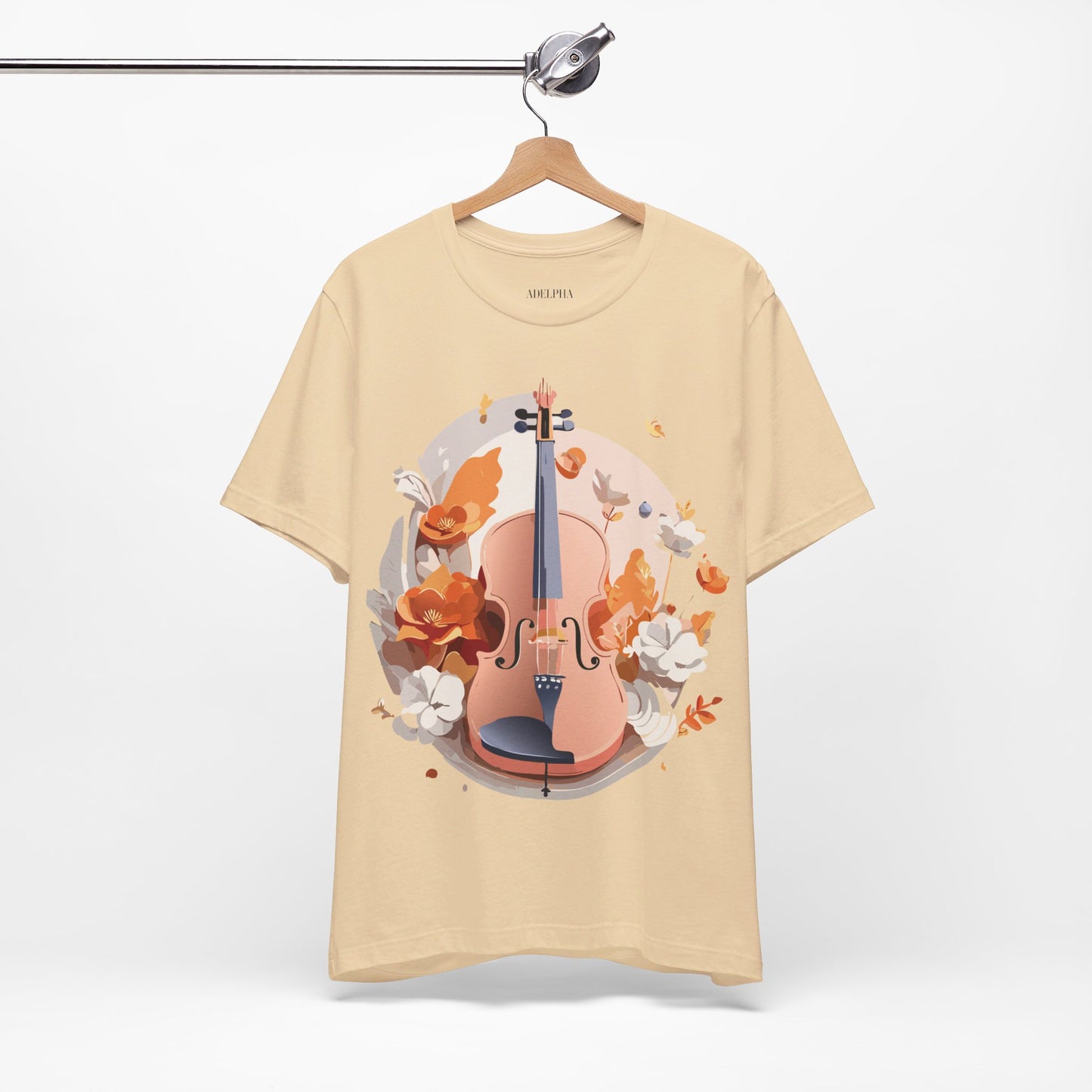 T-Shirt aus natürlicher Baumwolle – Musikkollektion