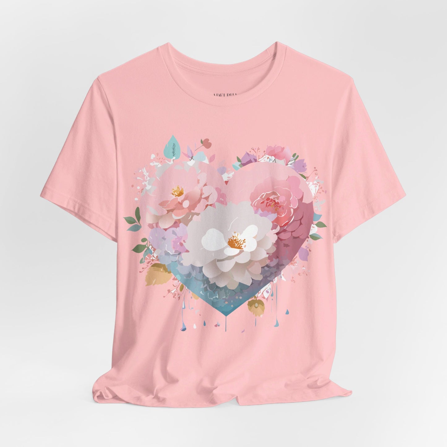 T-shirt en coton naturel - Collection Love story