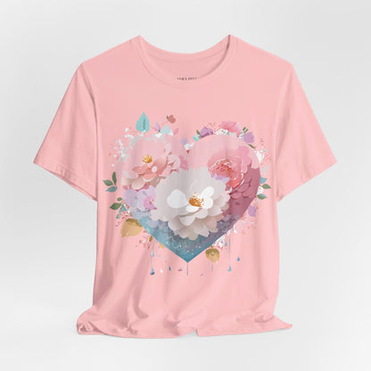 Natural Cotton Tee Shirt - Love story Collection Printify