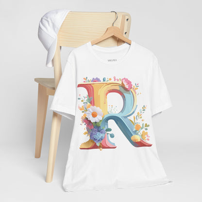 Letter Shirt, Letter R Shirt - ADELPHA