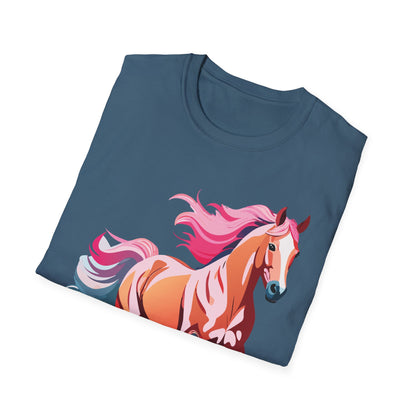 Horse Shirt Gildan Softstyle Tee Unisex 100 Percent Ring Spun Cotton
