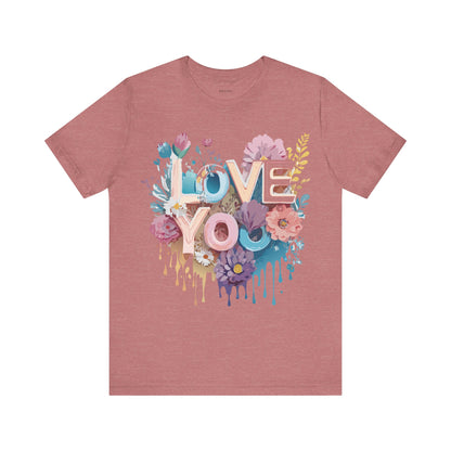 Natural Cotton Tee Shirt - Love story Collection Printify