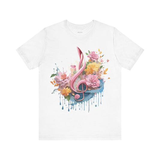 T-shirt en coton naturel - Collection Musique