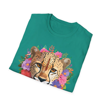 Cheetah Print Shirt Softstyle Tee Gildan 64000 100 Percent Ring Spun Cotton