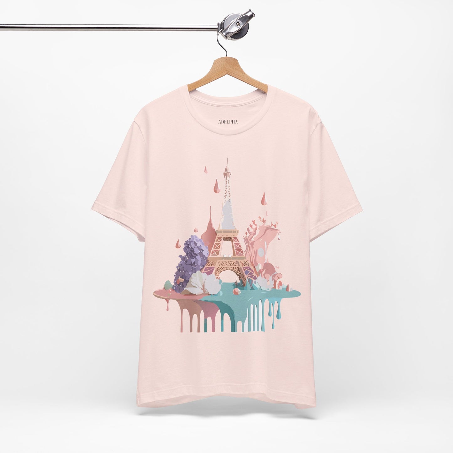 Natural Cotton Tee Shirt - Beautiful Places Collection - Paris