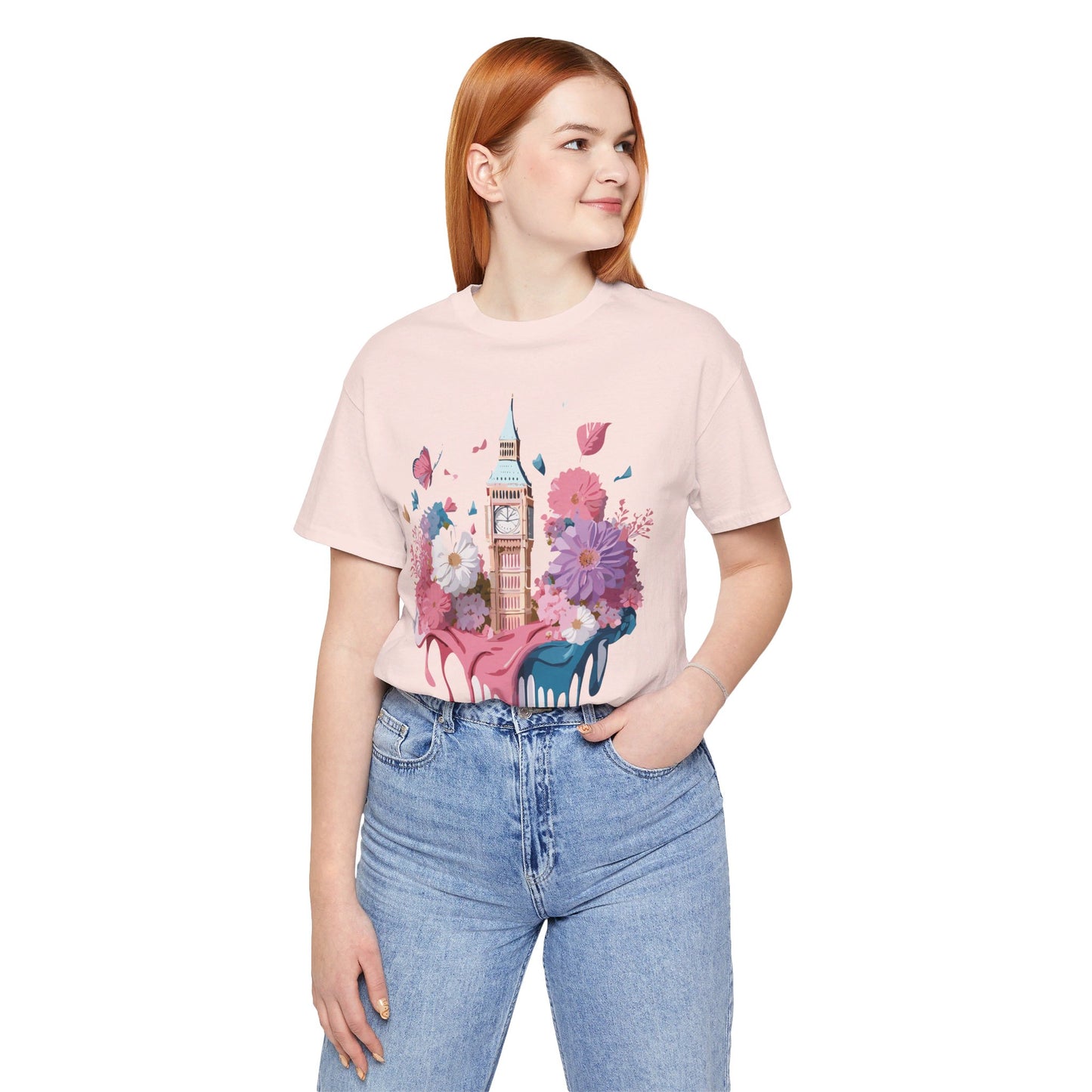 Natural Cotton Tee Shirt - Beautiful Places Collection - London