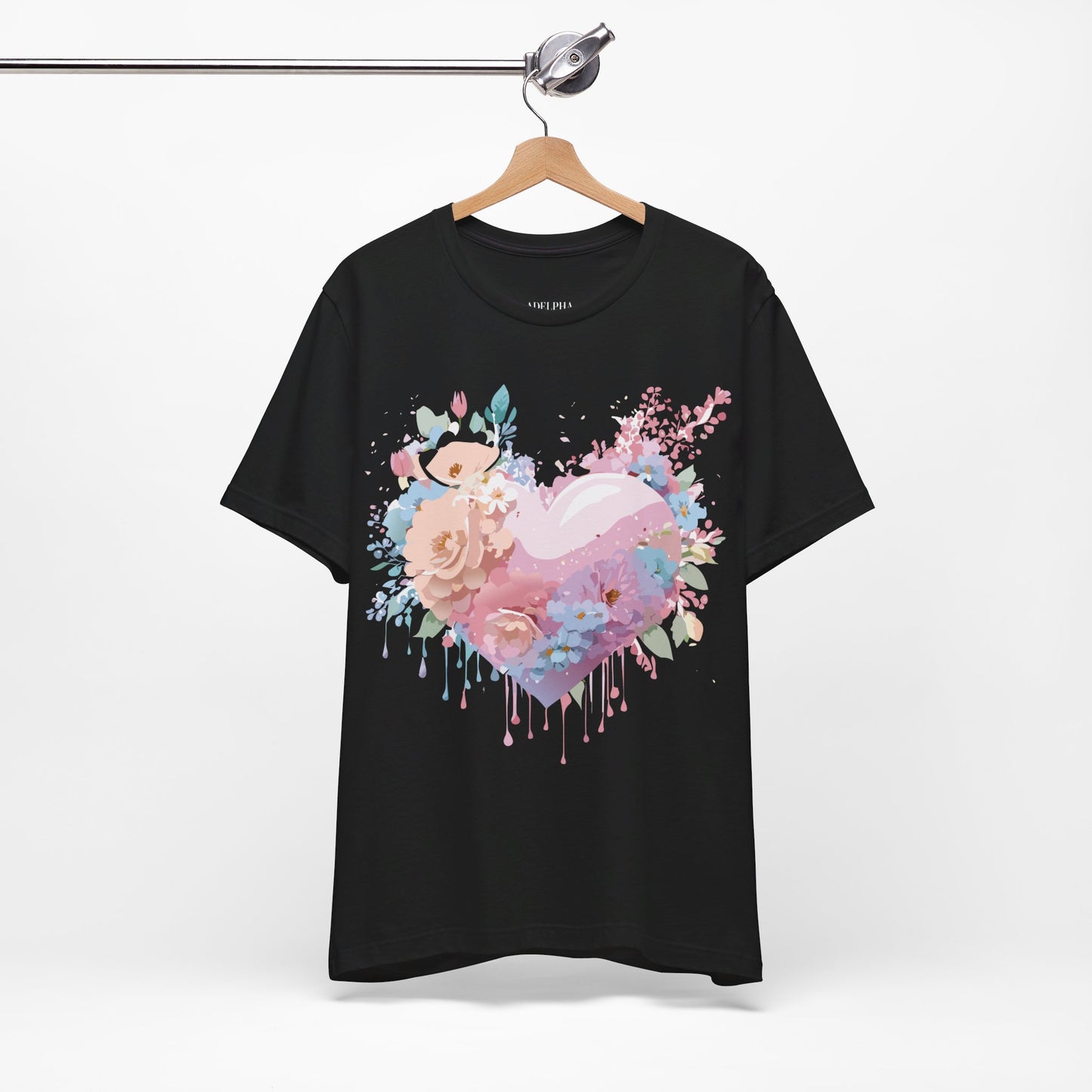 T-Shirt aus natürlicher Baumwolle – Love Story Collection