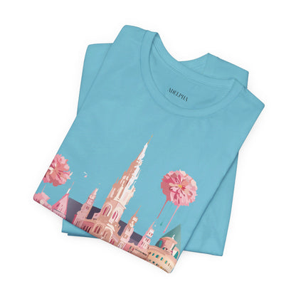 Natural Cotton Tee Shirt - Beautiful Places Collection - Vienna Printify