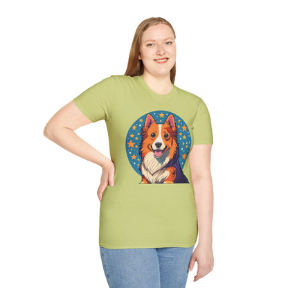 Unisex Dog Shirt Animal Print Tee Gildan Softstyle 64000 Tee