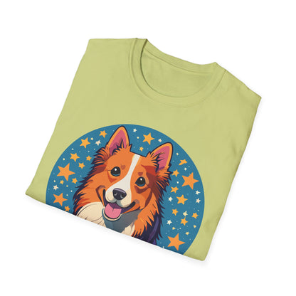 Unisex Dog Shirt Animal Print Tee Gildan Softstyle 64000 Tee