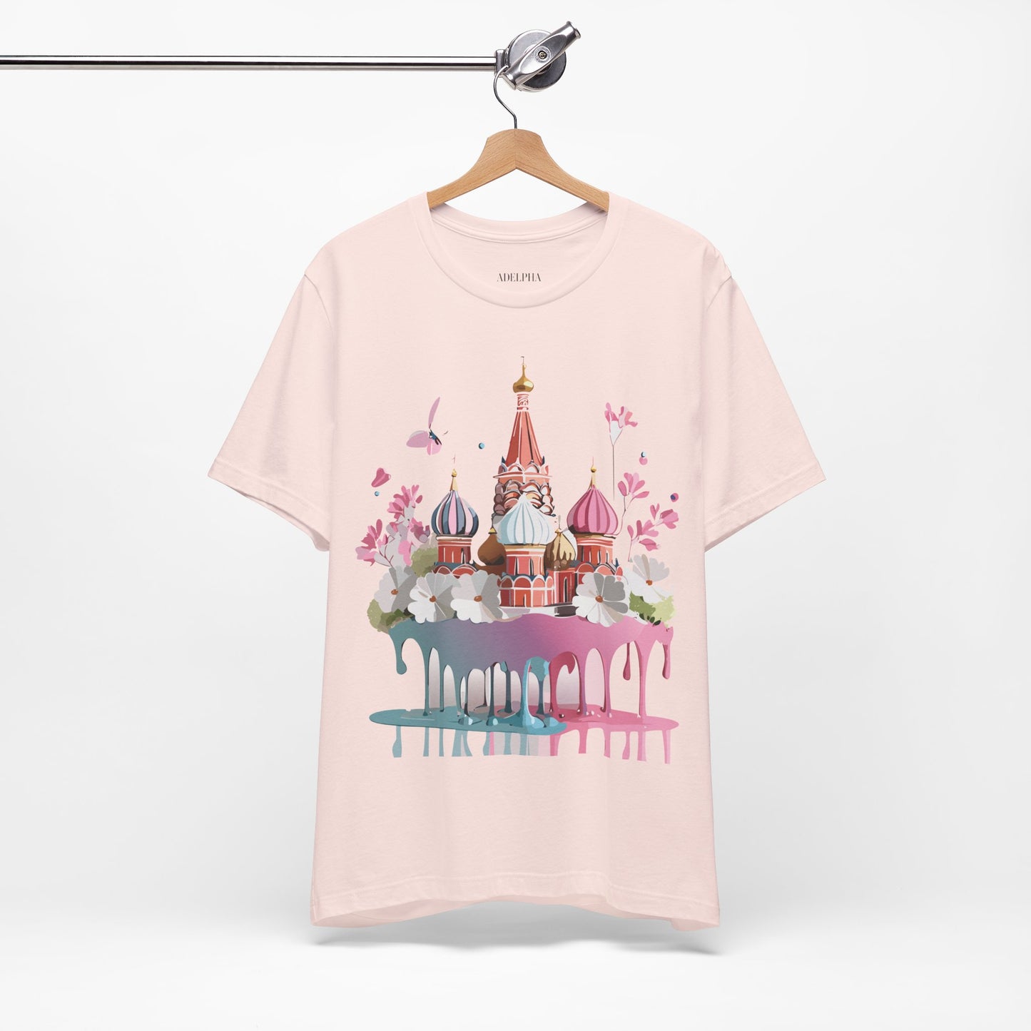 Natural Cotton Tee Shirt - Beautiful Places Collection - Moscow