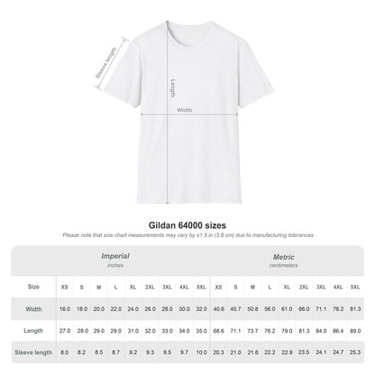 Dog Shirt Unisex Animal Tee Gildan Softstyle 64000 Cotton Tee