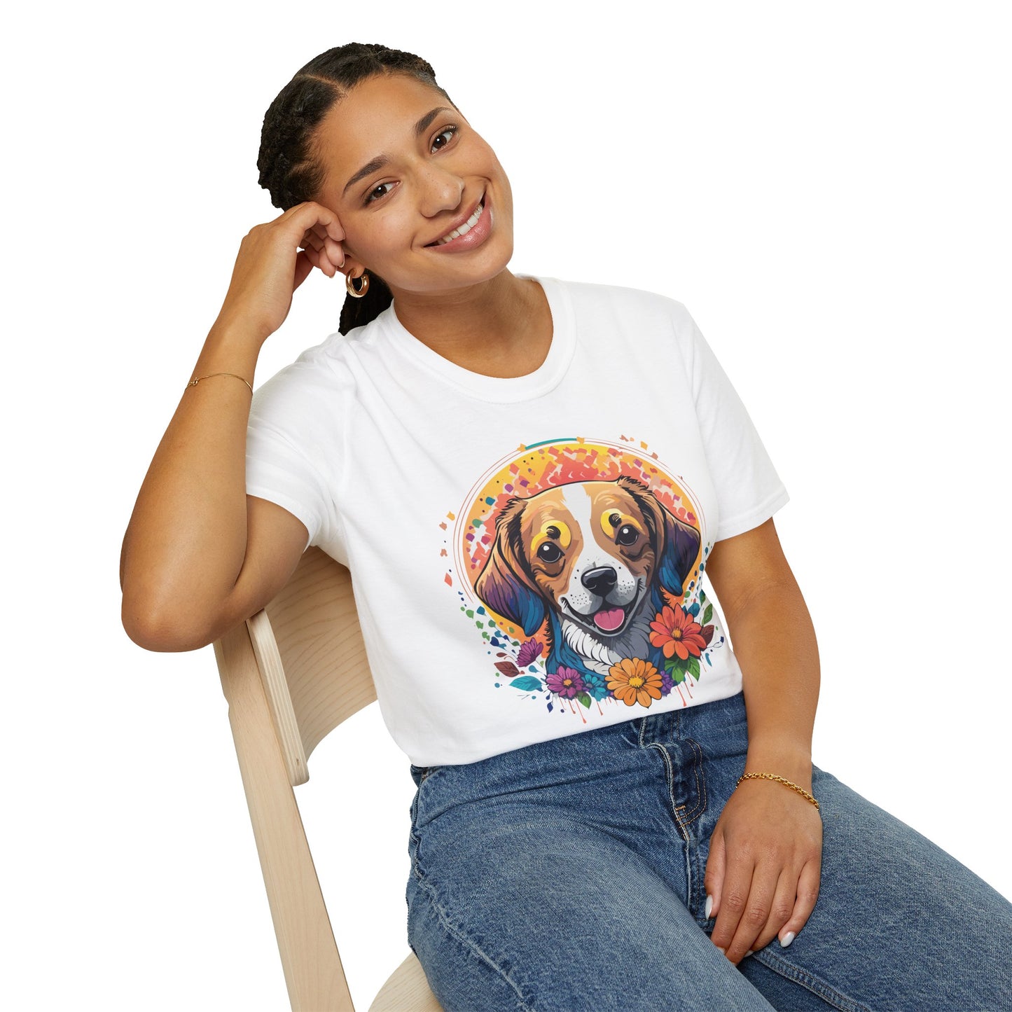 Dog Shirt, Shirt with Dog, Animal Tee, Shirt with Animals