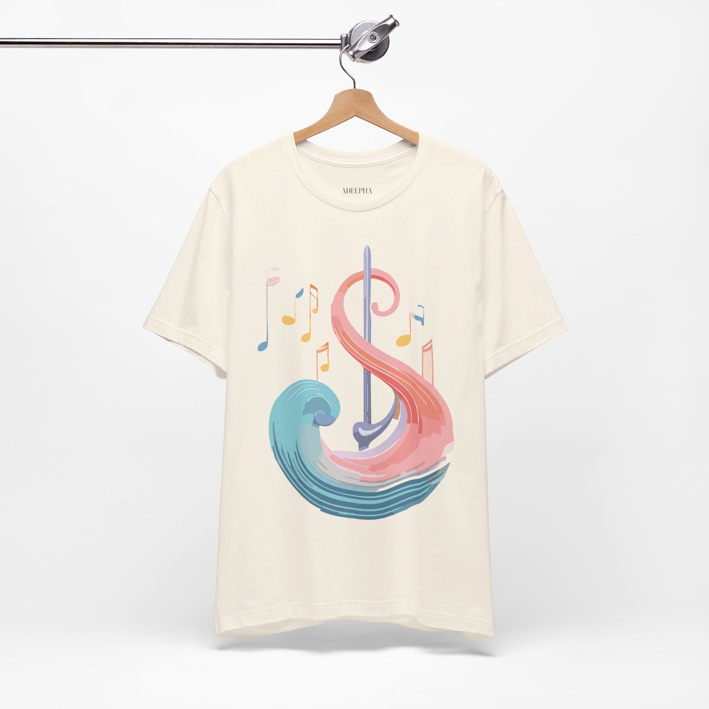 Natural Cotton Tee Shirt - Music collection