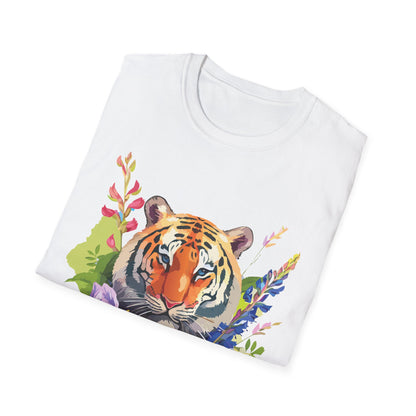 Tiger Shirt Unisex Gildan Softstyle Tee 100 Percent Ring Spun Cotton