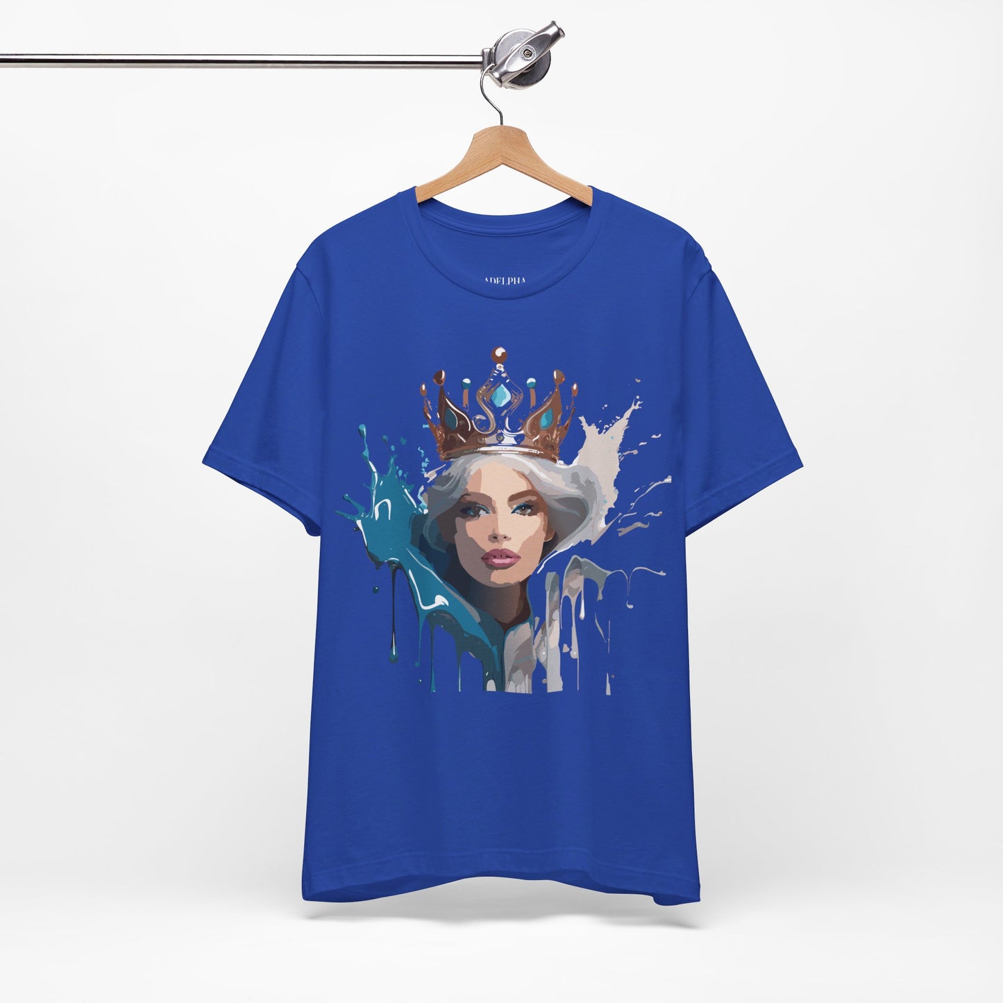 T-Shirt aus natürlicher Baumwolle – Queen Collection