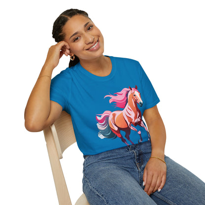 Horse Shirt Gildan Softstyle Tee Unisex 100 Percent Ring Spun Cotton