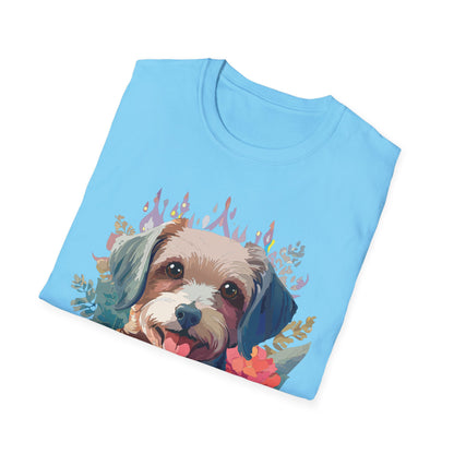 Dog Shirt Unisex Animal Tee Gildan Softstyle 64000 Short Sleeve Tee