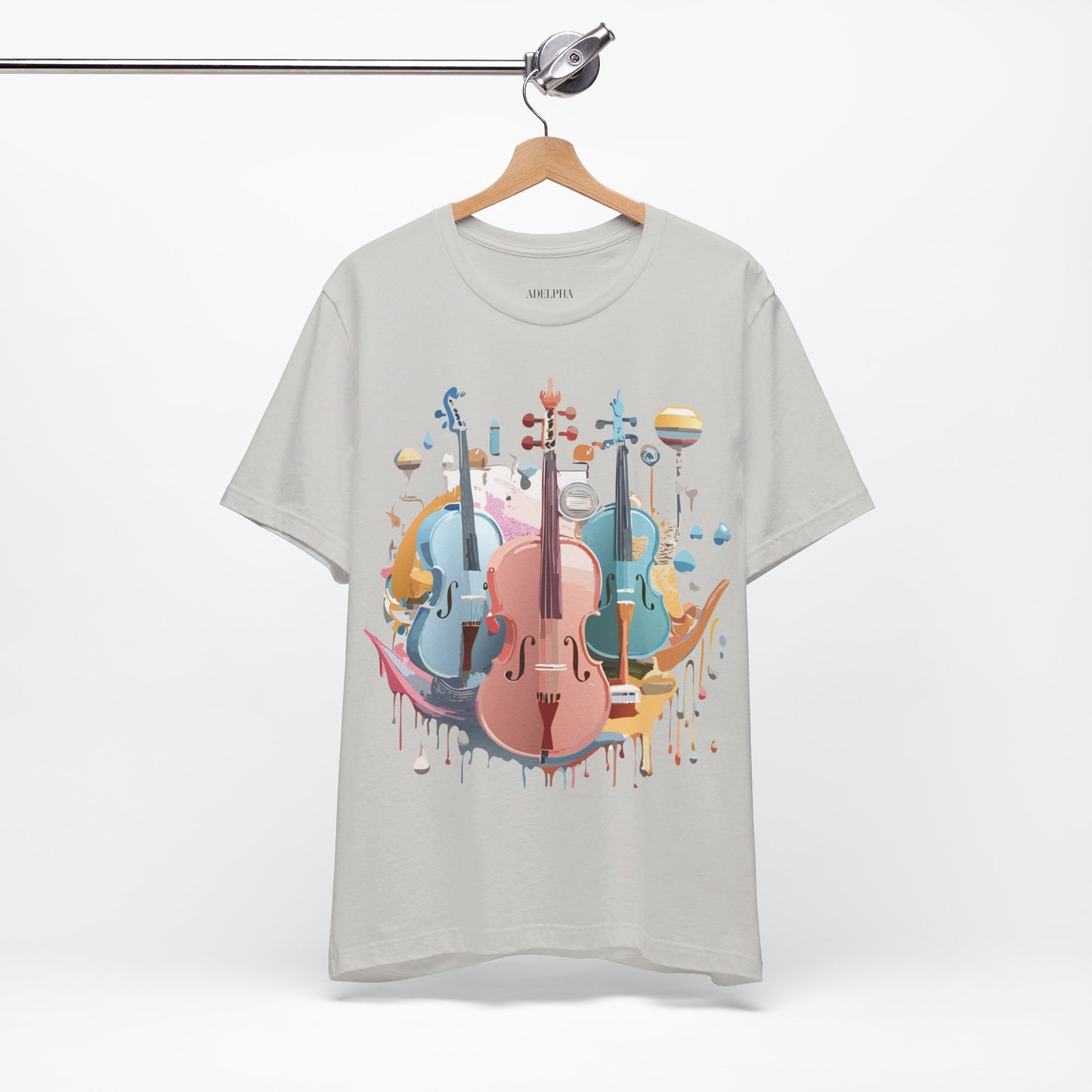 T-Shirt aus natürlicher Baumwolle – Musikkollektion