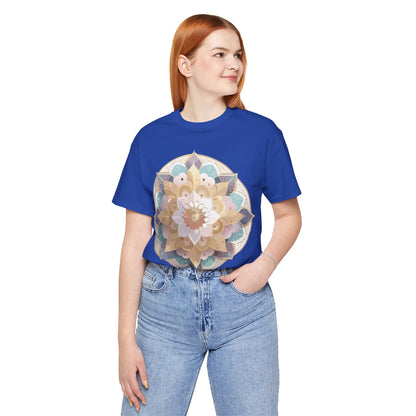 Natural Cotton Tee Shirt - Medallion Collection Printify