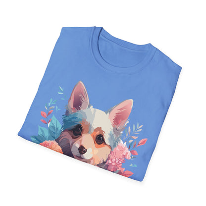 Dog Shirt Unisex Animal Print Tee With Cute Dog Designs And Comfort