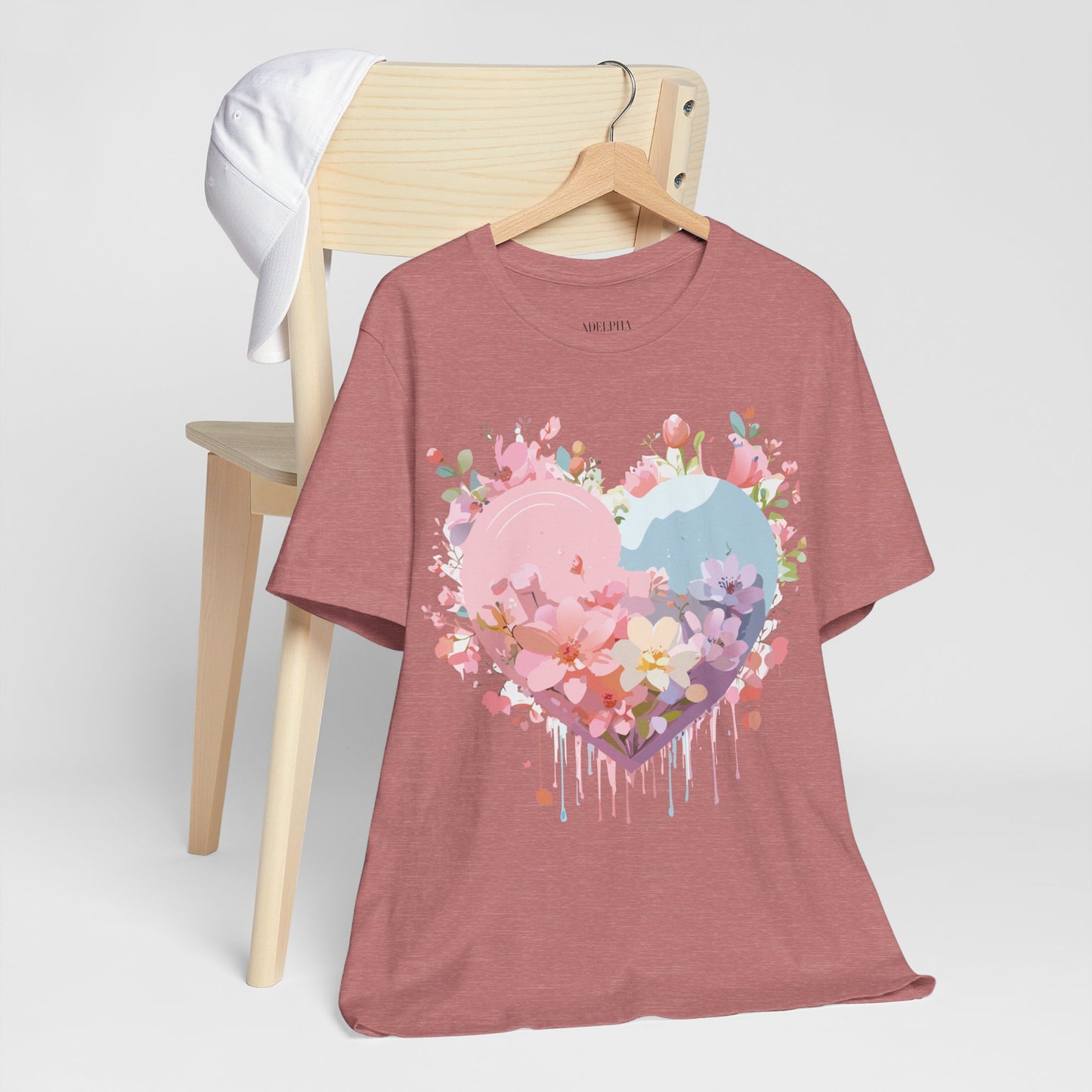 Natural Cotton Tee Shirt - Love story Collection