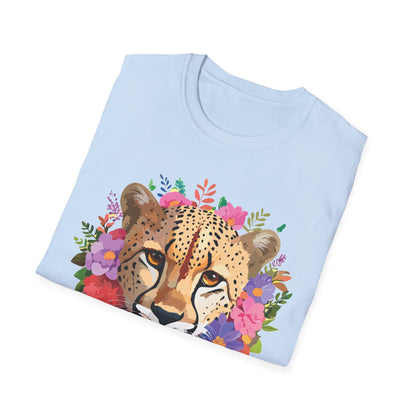 Cheetah Print Shirt Softstyle Tee Gildan 64000 100 Percent Ring Spun Cotton