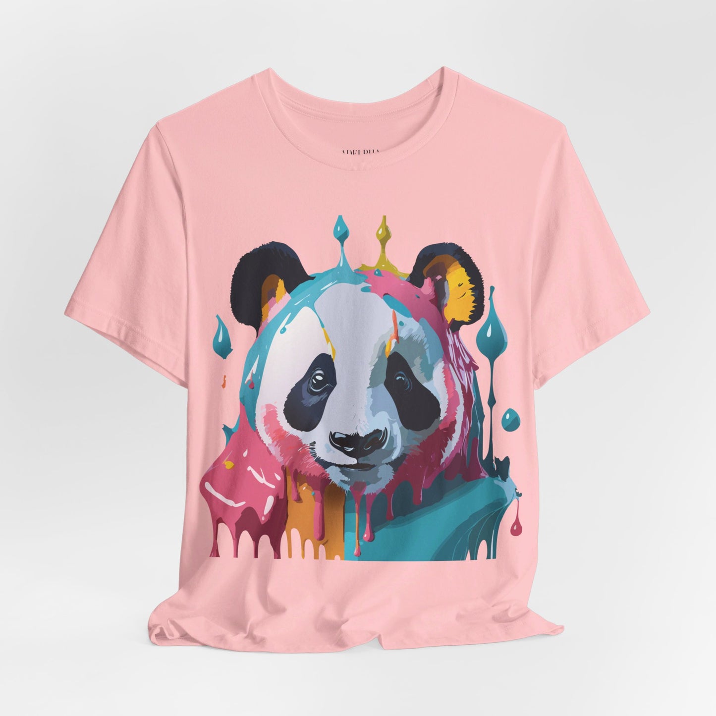 T-shirt en coton naturel avec panda