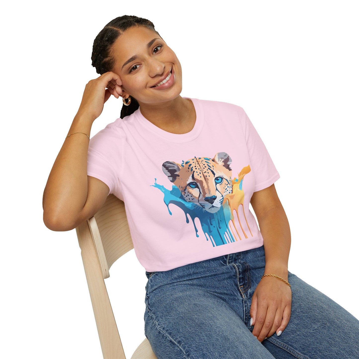 Cheetah Shirt, Shirt with Cheetah, Cheetah Tee, Shirt with Animals