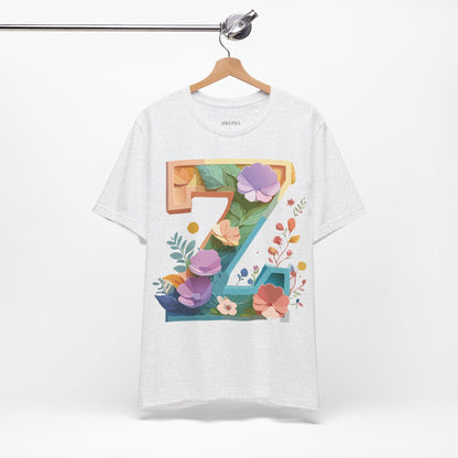 Natural Cotton Tee Shirt - Letters Collection - Z Printify