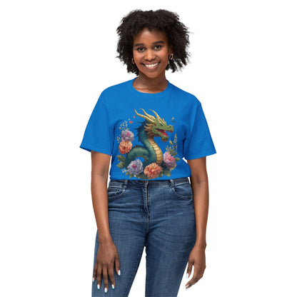 Dragon Art Print T Shirt Unisex HD Cotton Made In USA Full Color