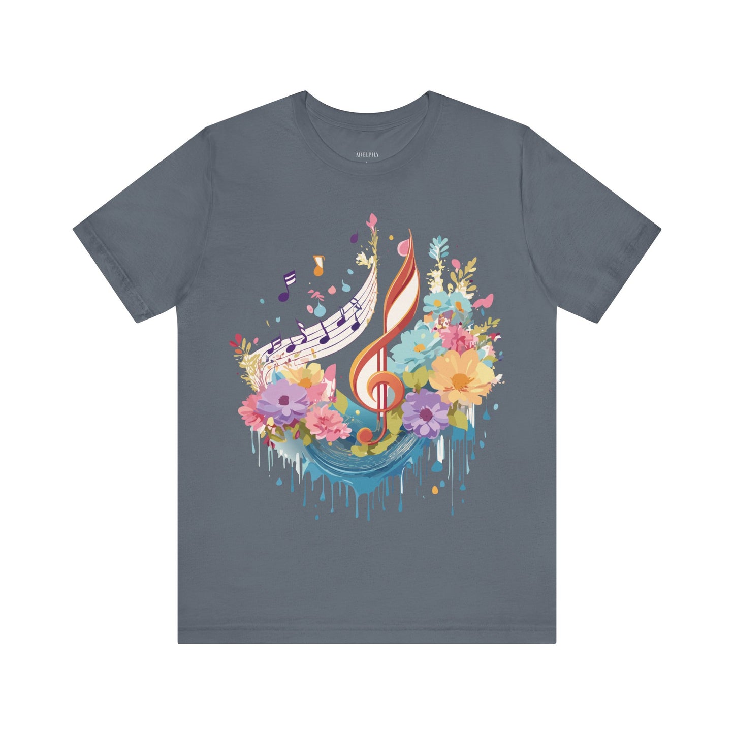 Natural Cotton Tee Shirt - Music Collection