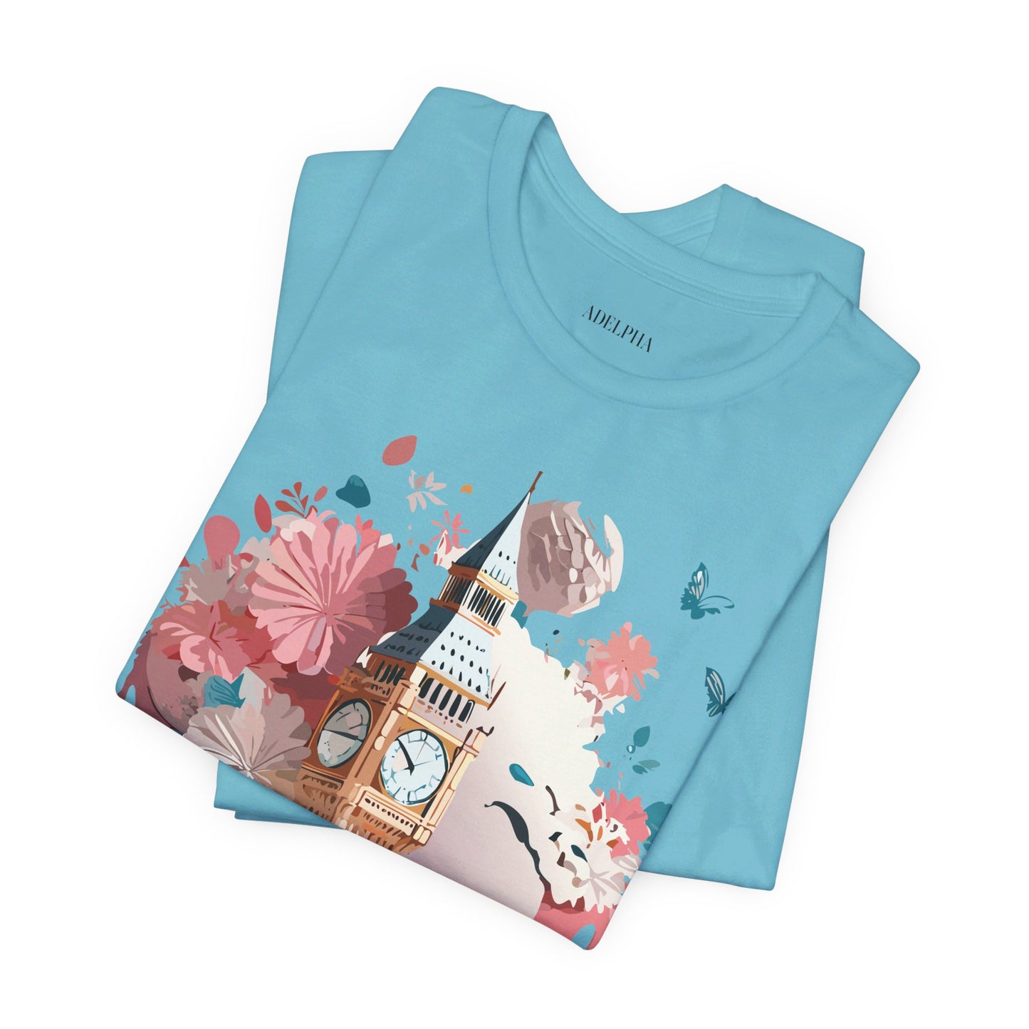 Natural Cotton Tee Shirt - Beautiful Places Collection - London